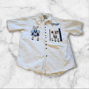 Buckley Bay Embroidered Bunny short Sleeve Shirt